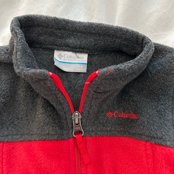 Columbia fleece zip up jacket 3-6M - Picture 2 of 3